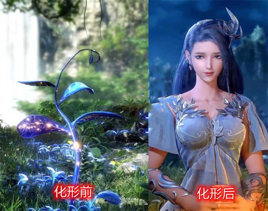 斗罗大陆魂兽化形前后对比，小白画风突变，小舞萌兔变仙女-国漫岛